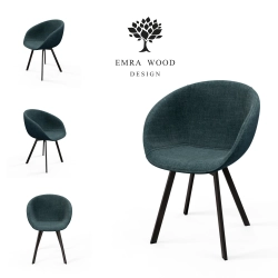 Krzesło KR-500 Ruby Kolory Tkanina City 75 Design Italia 2025-2030